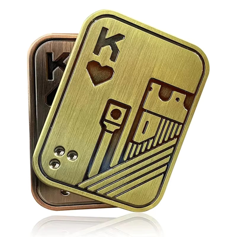 Magnetic Poker Push & Pull Slider Fidget